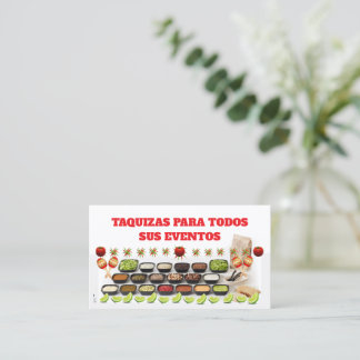 Taquizas Business Card