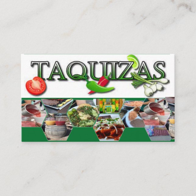 Taquizas Calling Card (Front)