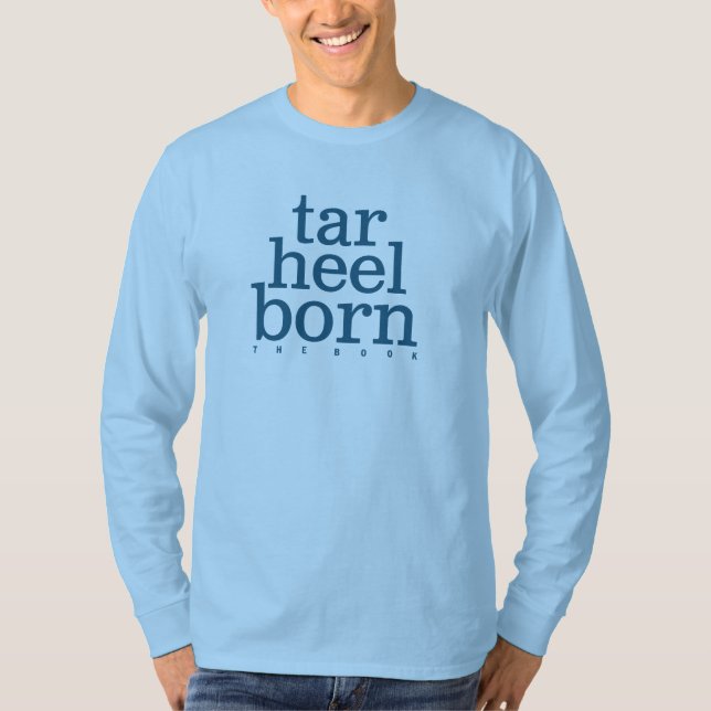 Tar Heel Born T-shirt Longsleeved Carolina Blue (Front)