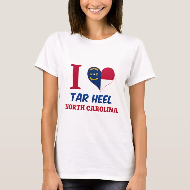 Tar Heel, North Carolina T-Shirt (Front)