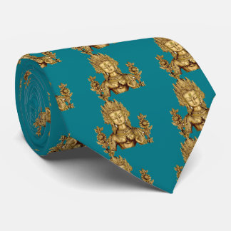 Tara Buddha Buddhist Goddess Yoga Tibet Art Peace Tie