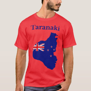 Taranaki Region map New Zealand T-Shirt