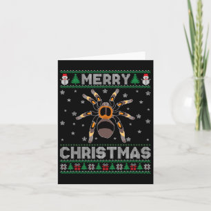 Tarantula Animal Men Women Kids Ugly Christmas Swe Card