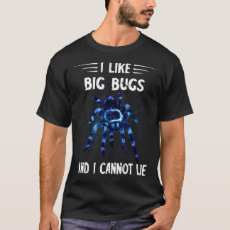 Tarantula Big Bugs Arthropod Spider Phobia Tarantu T-Shirt