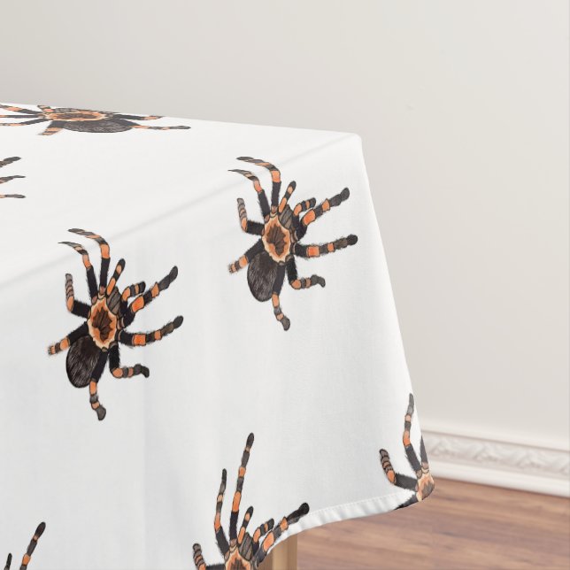 Tarantula cartoon illustration tablecloth (In Situ)