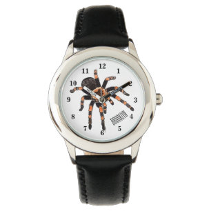 Tarantula cartoon illustration watch