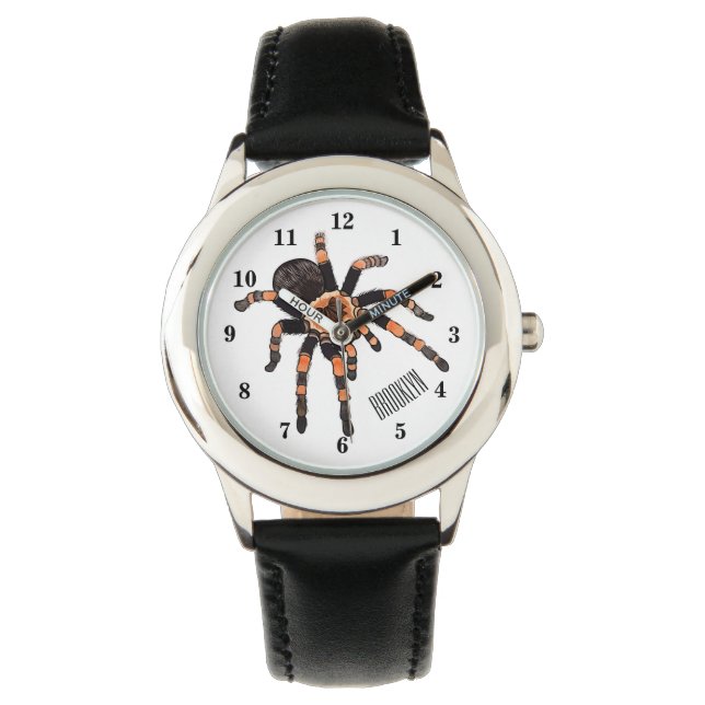 Tarantula cartoon illustration watch (Front)