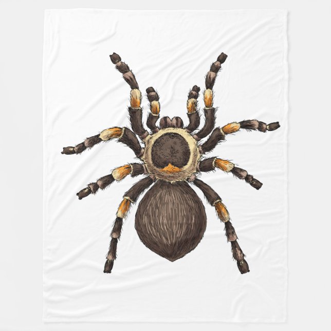 Tarantula Fleece Blanket (Front)