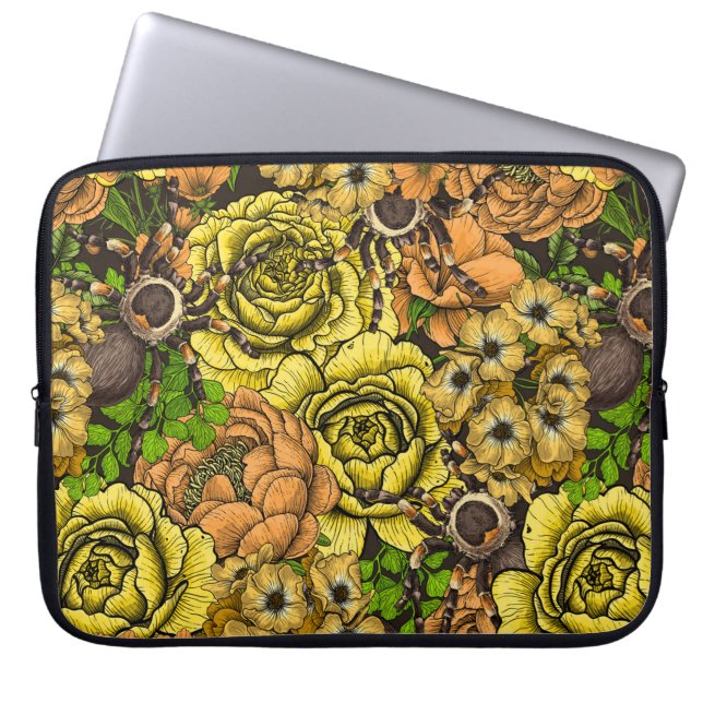 Tarantula garden 1 laptop sleeve (Front)
