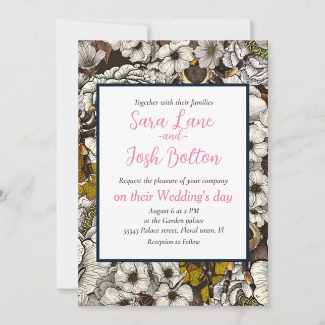 Tarantula garden 2 invitation (Front)