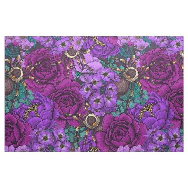 Tarantula garden 3 fabric (Fat Quarter)
