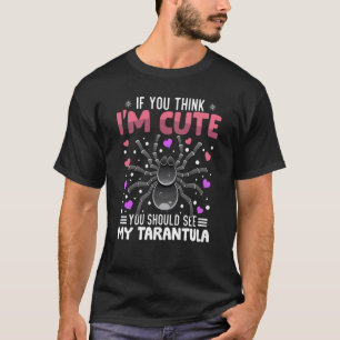 Tarantula Heart Valentine's Day Animal For Womens T-Shirt