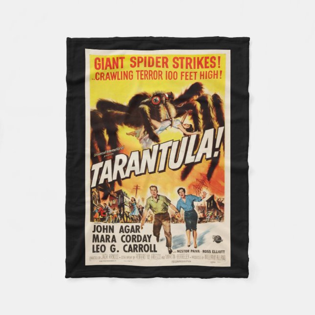 Tarantula Monster Movie Blanket (Front)