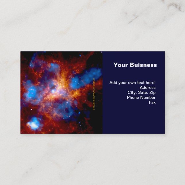 Tarantula Nebula Business Card (Front)