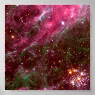 Tarantula Nebula (Hubble Telescope) Poster