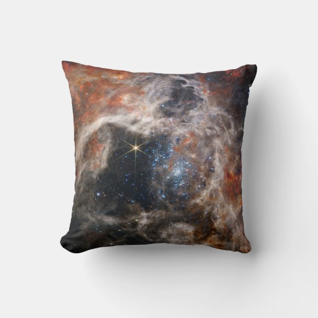 Tarantula Nebula Image from JWST Cushion (Front)