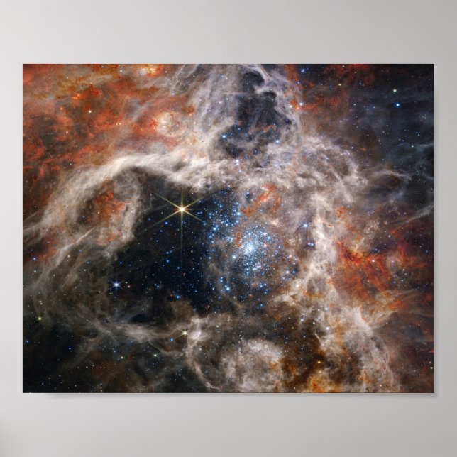 Tarantula Nebula Image from JWST Poster (Front)