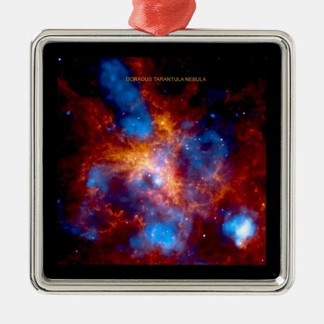 Tarantula Nebula Metal Tree Decoration (Front)