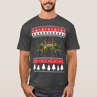 Tarantula Pet Lover Ugly Christmas  T-Shirt