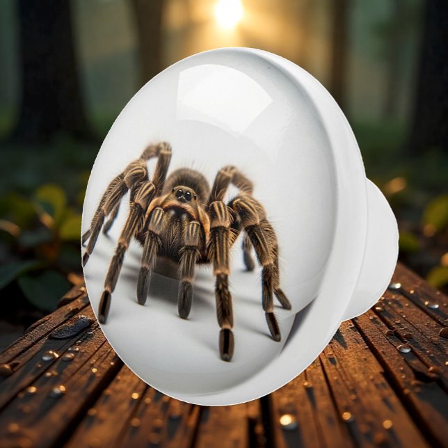 Tarantula Spider Decorative Knob, fun Ceramic Knob (Tarantula Spider Knob / Custom Pull Handle)