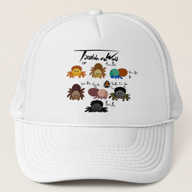 Tarantulas of the World Cute Spider  Trucker Hat (Front)