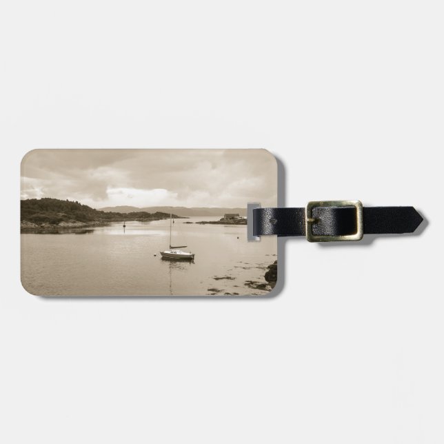 Tarbert Bay Luggage Tag (Front Horizontal)