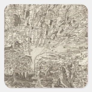 Tarbes Square Sticker
