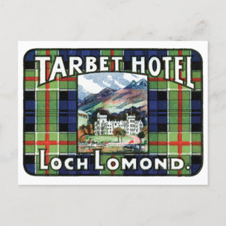 Tarbet Hotel Loch Lomond Postcard