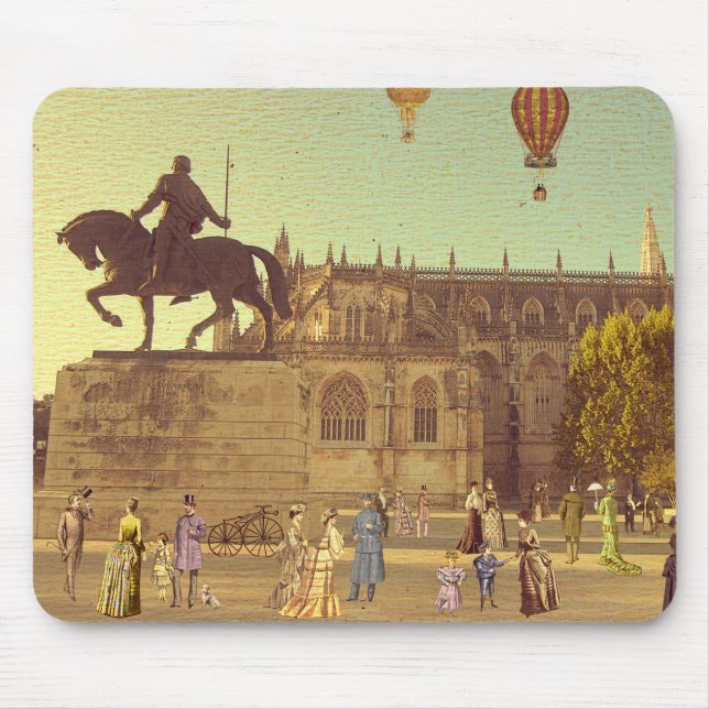 Tarde de Maio em Batalha (Portugal) Mouse Pad (Front)