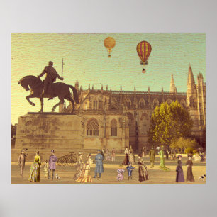 Tarde de Maio em Batalha (Portugal) Poster