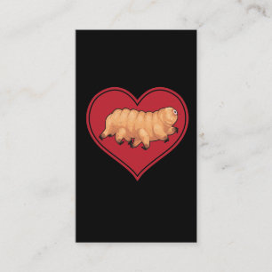 Tardigrade Heart Microbiology Love Ugly Science Business Card