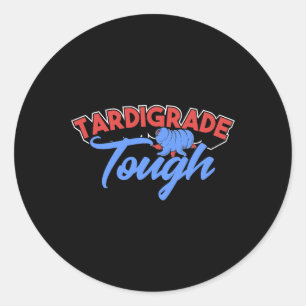 Tardigrade Microbiology Water Bear Science Microbi Classic Round Sticker
