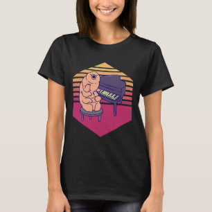 Tardigrade Playing Piano Vintage T-Shirt