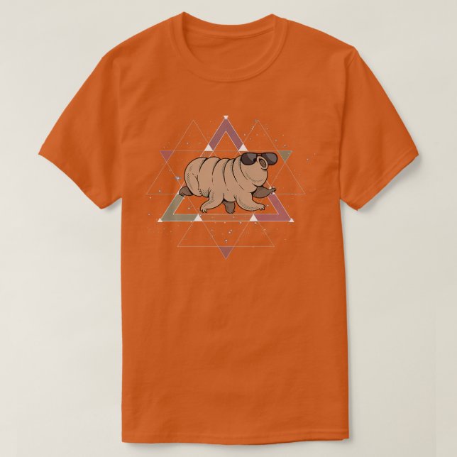 Tardigrade Space Science Water Bear Lover Microbio T-Shirt (Design Front)