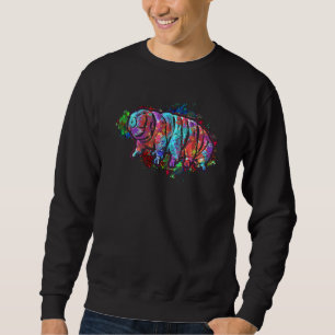 Tardigrade Water Bear Moss Piglet Micro Animal Col Sweatshirt