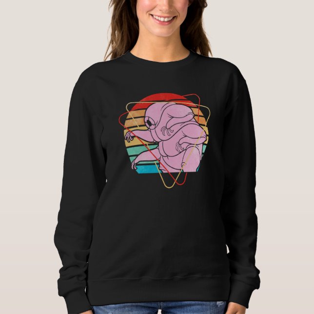 Tardigrade Water Bear Moss Piglet Micro Animal Col Sweatshirt (Front)