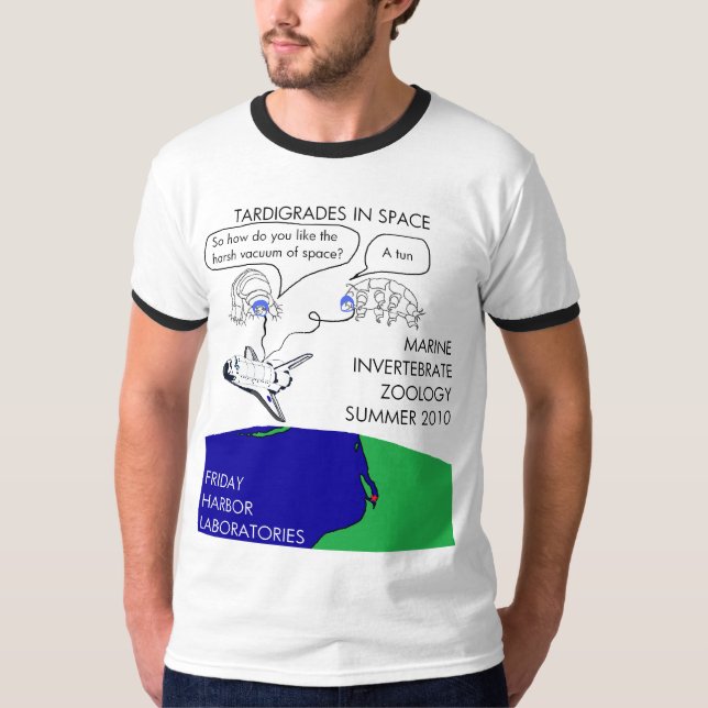Tardigrades Front Only T-Shirt (Front)