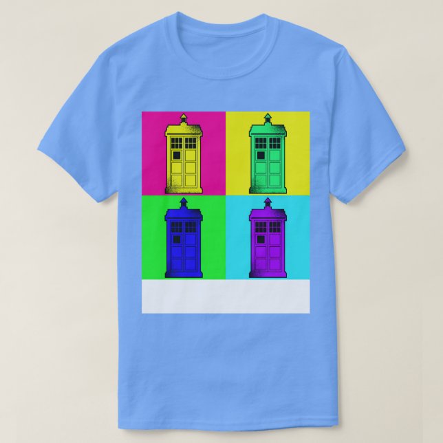 Tardis Art T-Shirt (Design Front)