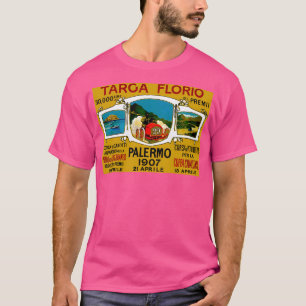 Targa Florio Vintage Palermo Auto Racing Print T-Shirt