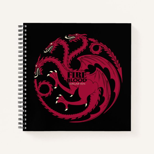 Targaryen Sigil - Fire & Blood Notebook (Front)