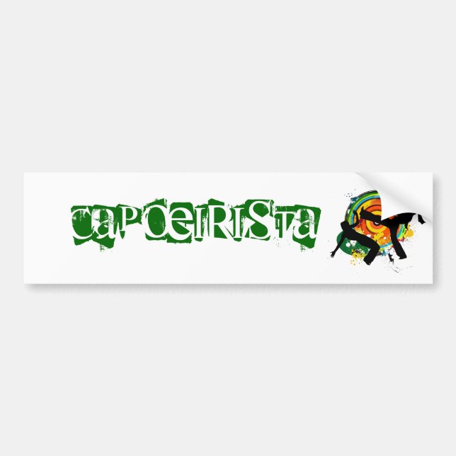 target capoeirista bumper sticker (Front)