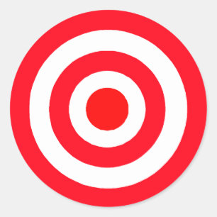 Target Classic Round Sticker