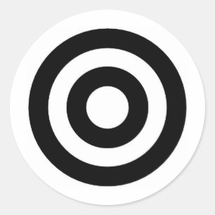 Target Classic Round Sticker