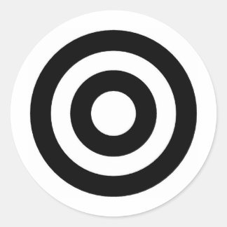 Target Classic Round Sticker