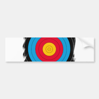 Target Face Bumper Sticker