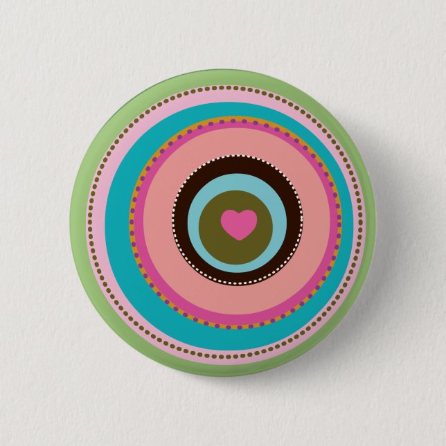 Target Heart Pin (Front)