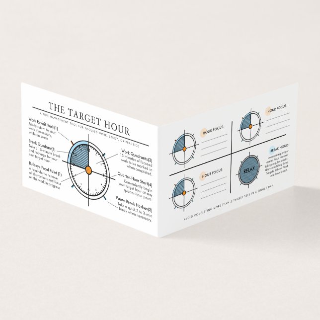 Target Hour Focus Tool | Work | Study | Practice  (Outside)
