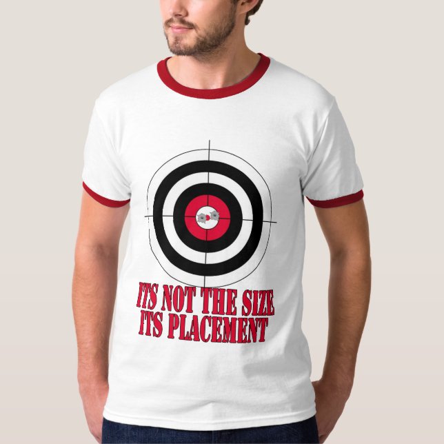 Target Practice Gun Shooting Skill Humour Shirt (Front)