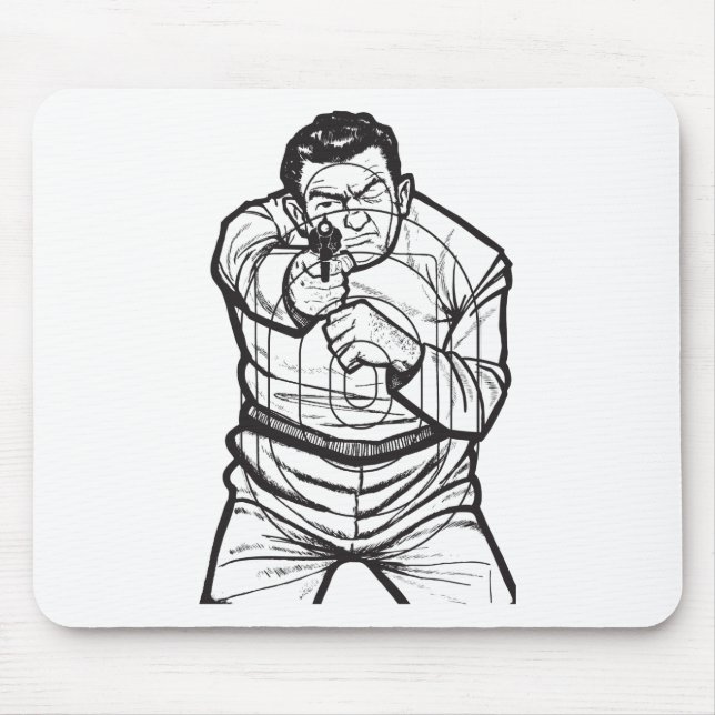 Target Practice Mouse Pad (Front)