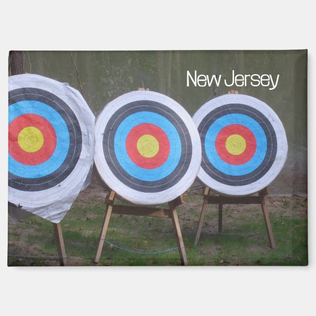 Target Practice Rectangle  Magnet (Front)